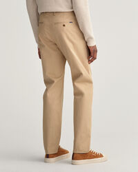 Allister Regular Fit chino van keperstof