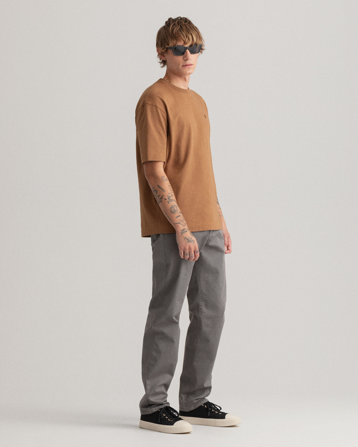 Allister Regular Fit chino van keperstof