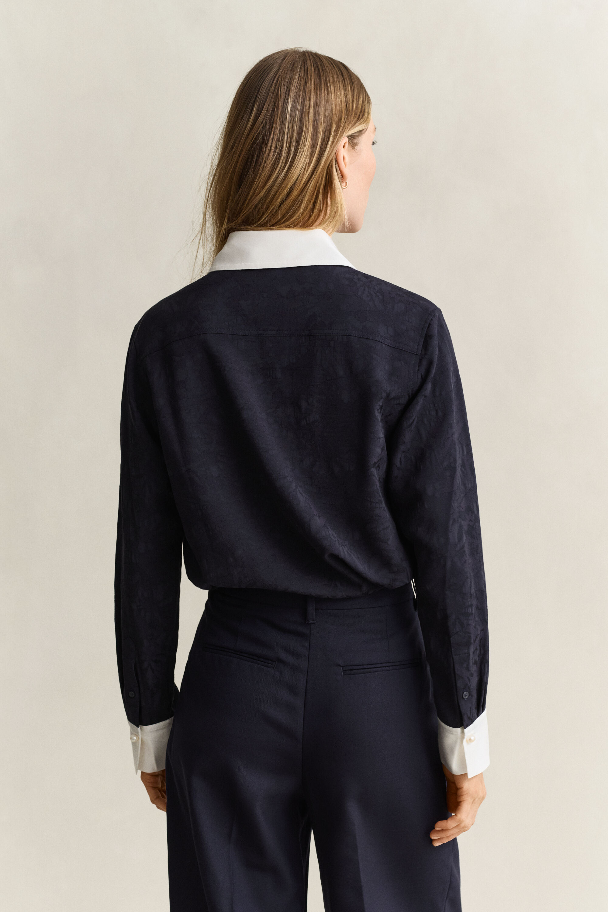 Jacquard overhemd