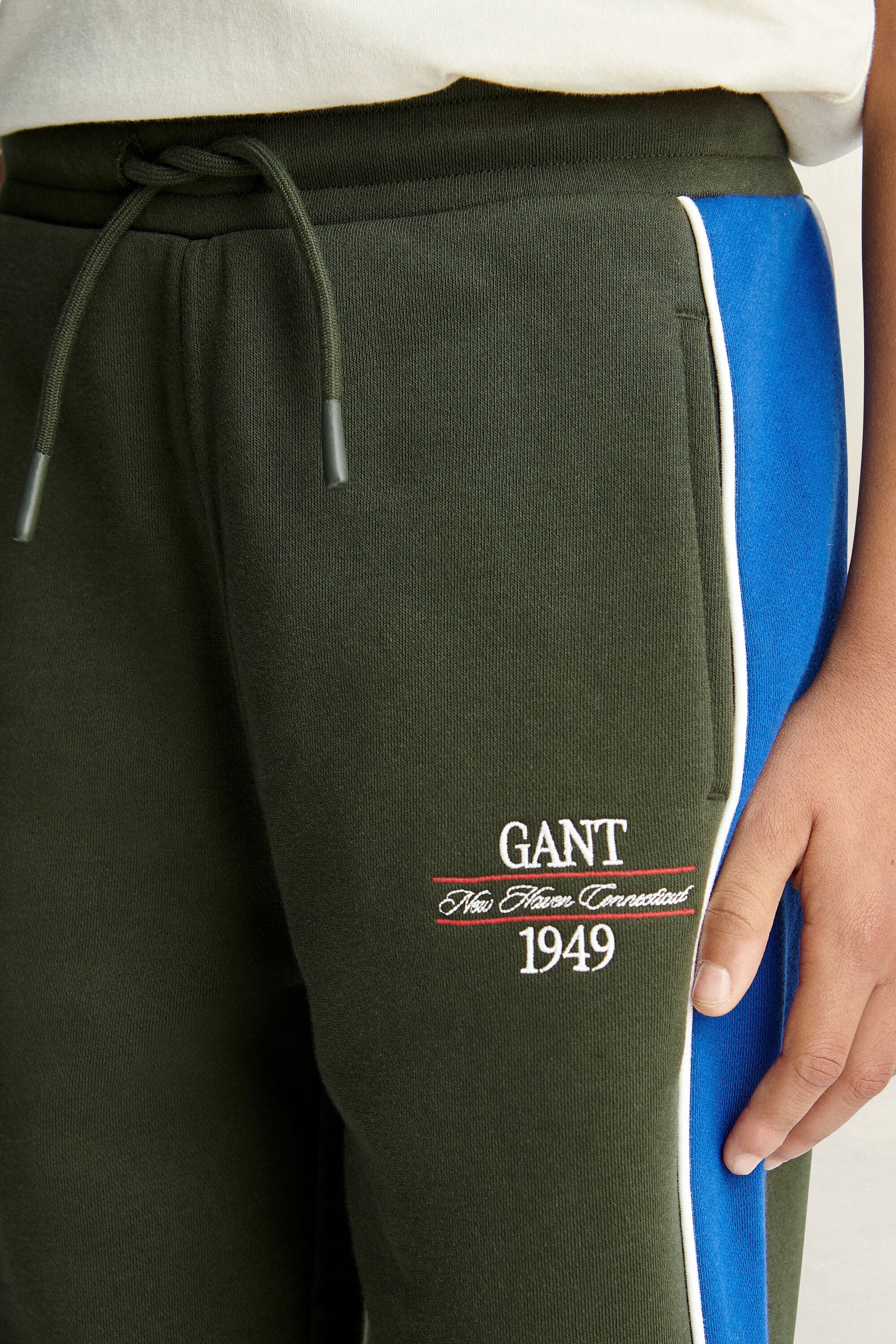 Joggingbroek met kleurblokken voor tienerjongens