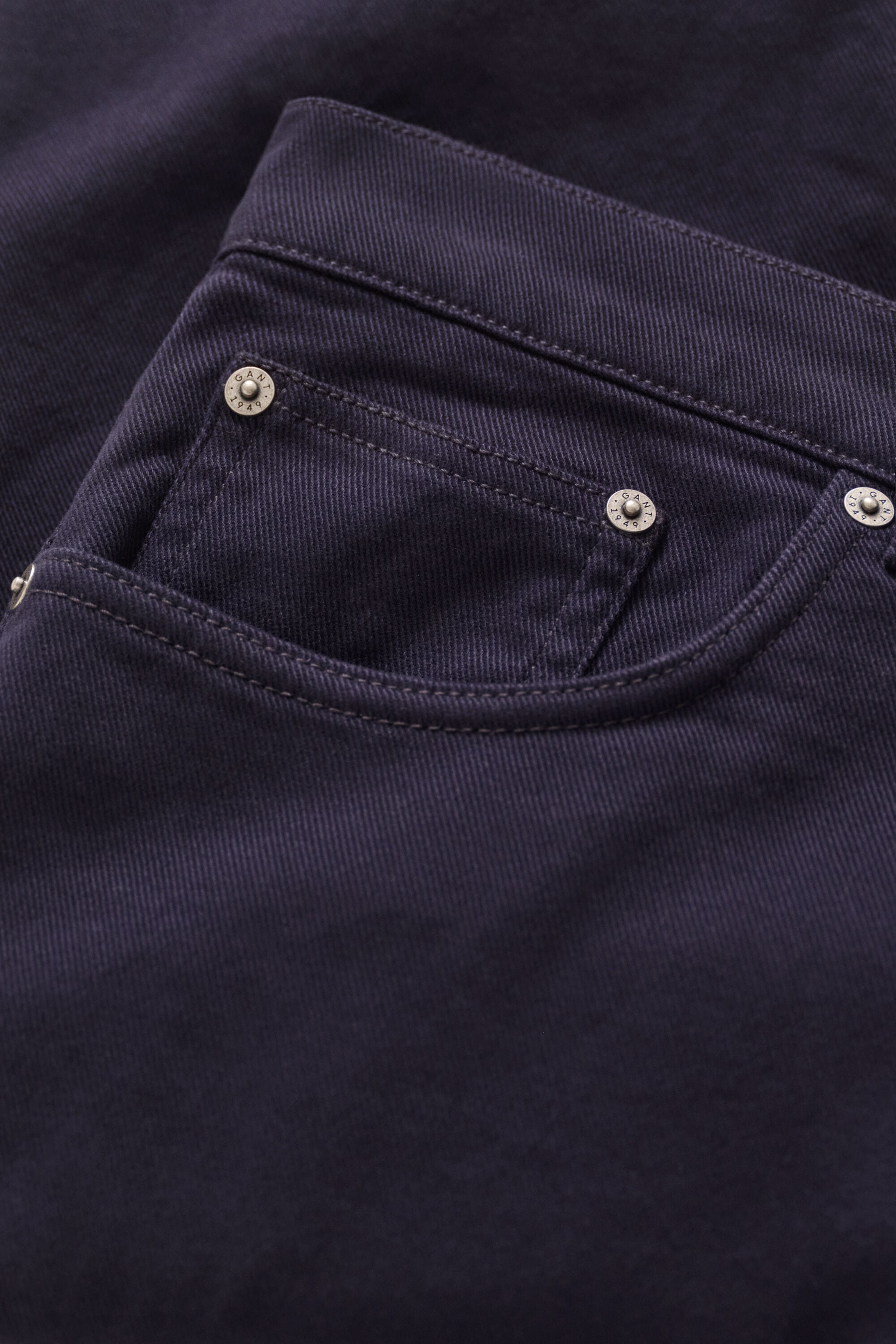 Slim Fit jeans van keperstof