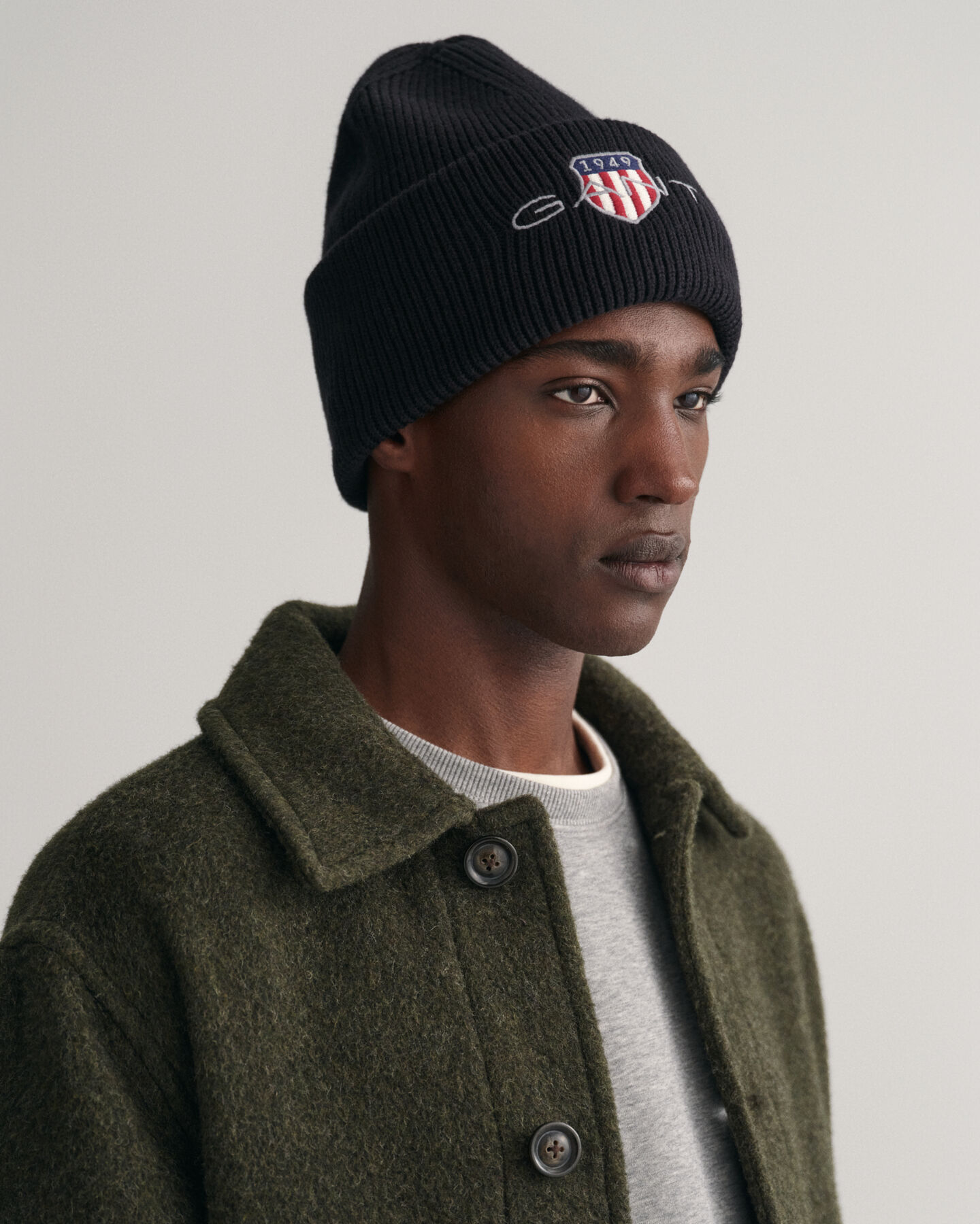 Archive Shield katoenen beanie