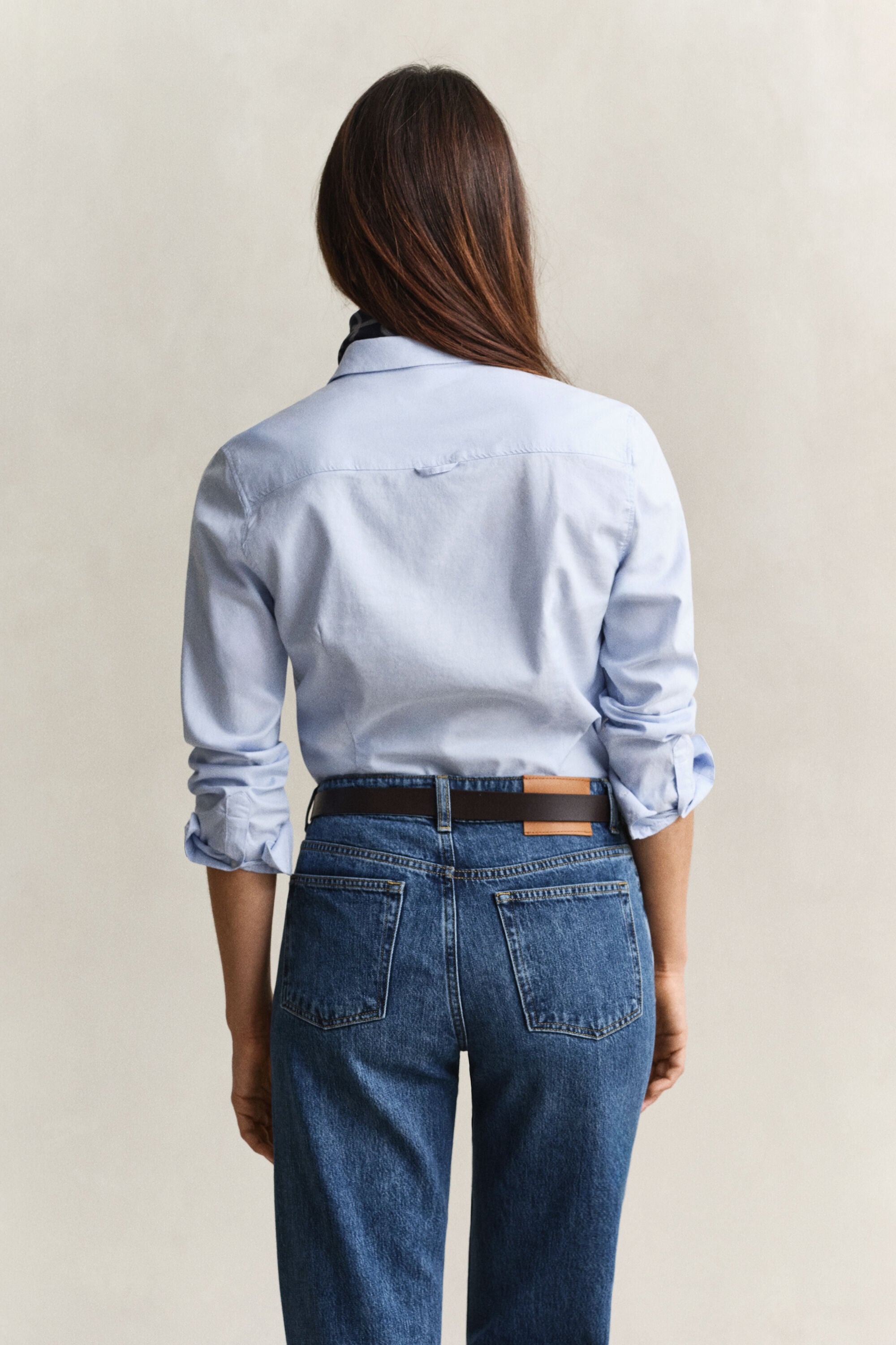 Classic Slim Oxford-overhemd met stretch