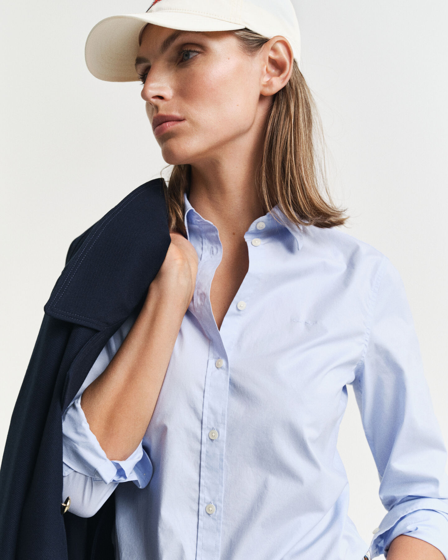 Slim Fit poplin overhemd