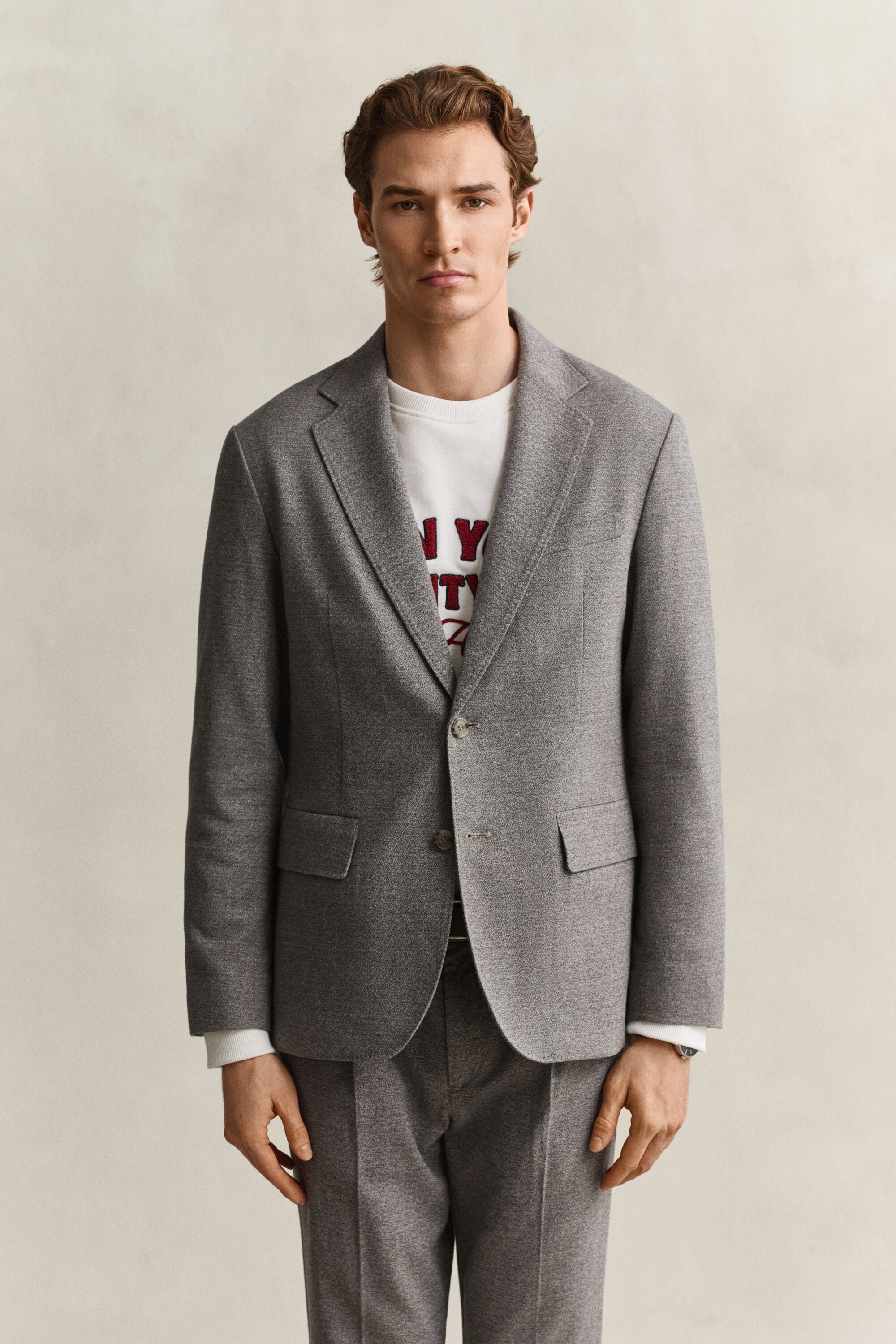 Flanellen blazer