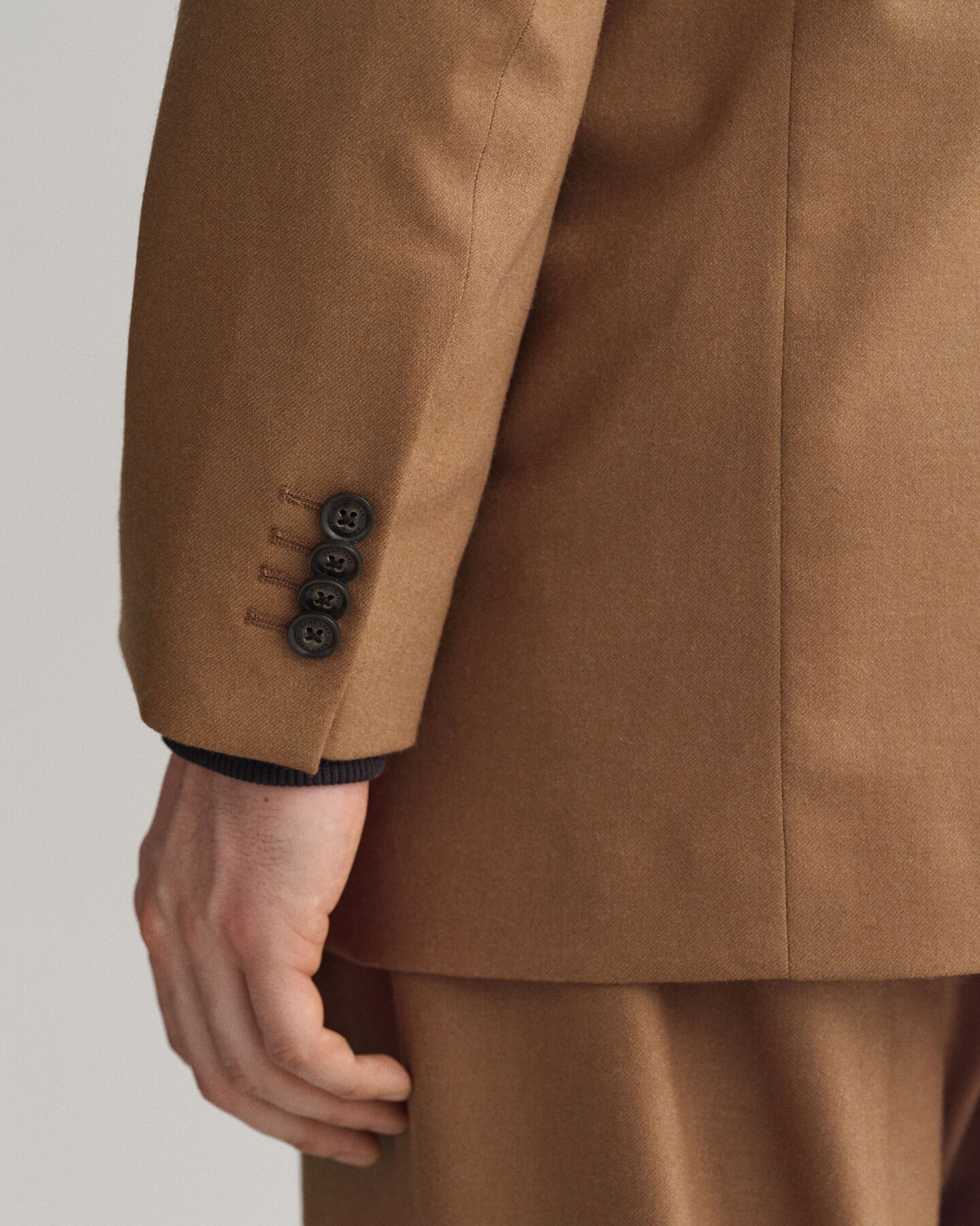 Oversized flanellen kostuumblazer