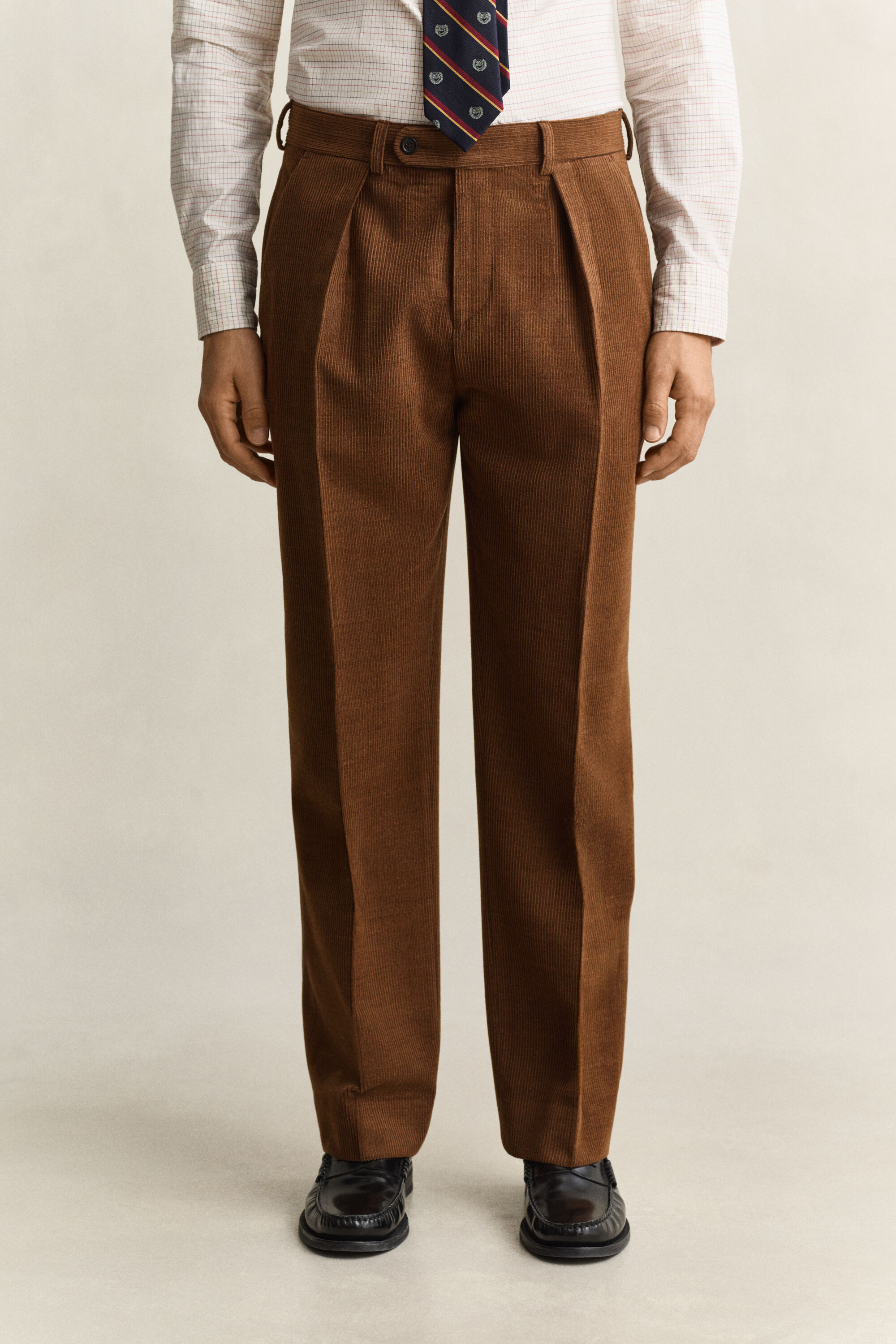 Gant x Yale Wool Corduroy kostuumbroek