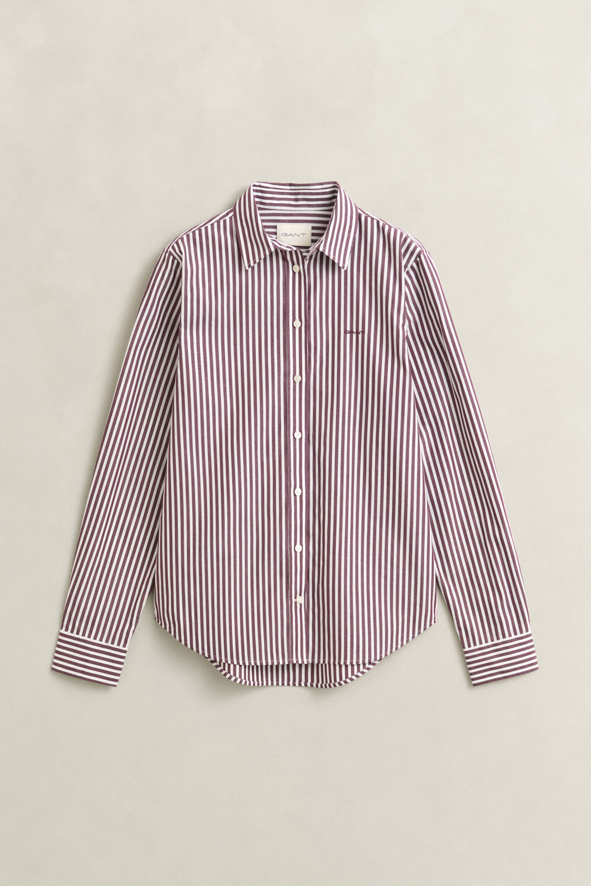 Regular Fit Classic gestreept overhemd van poplin