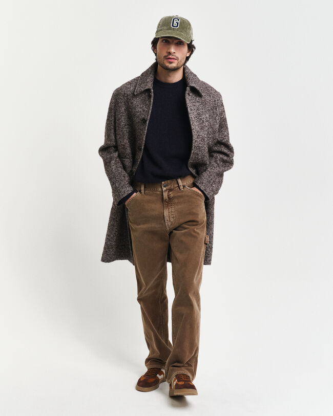 Trui met ronde hals van wolmix