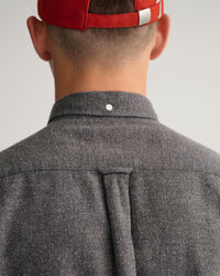 Regular Fit overhemd met visgraatmotief