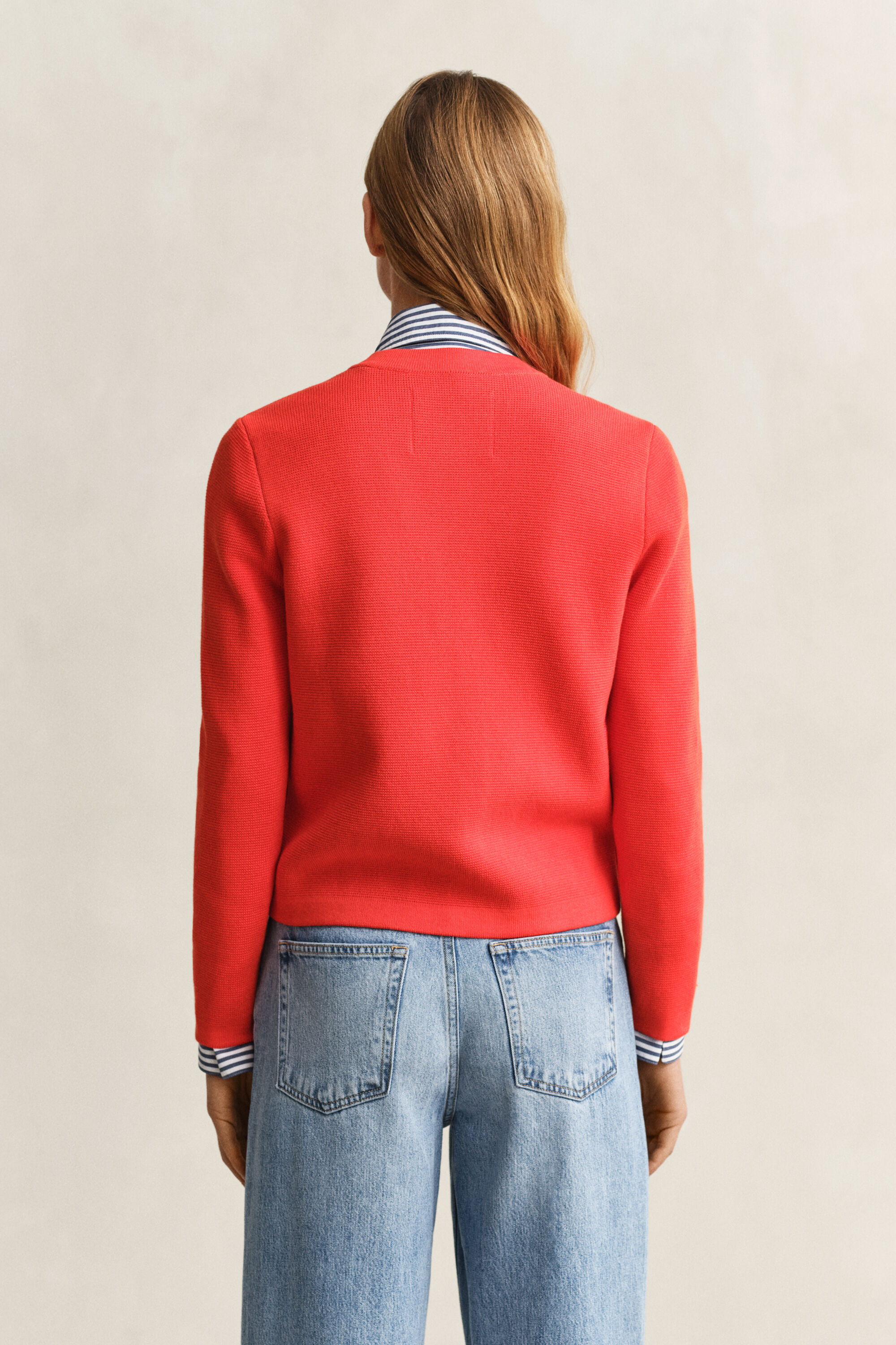 Gebreid jasje van katoen