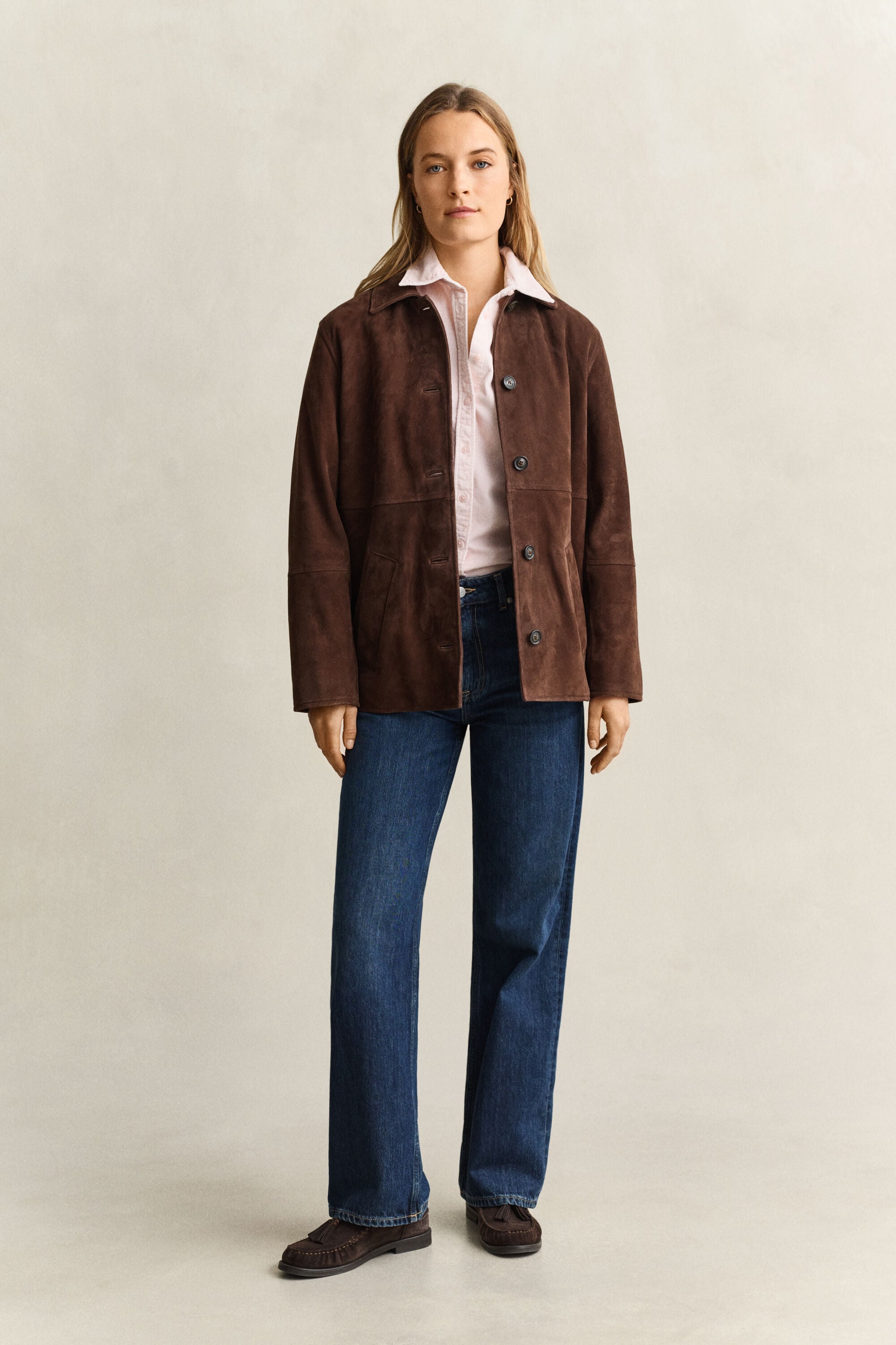 Regular corduroy overhemd