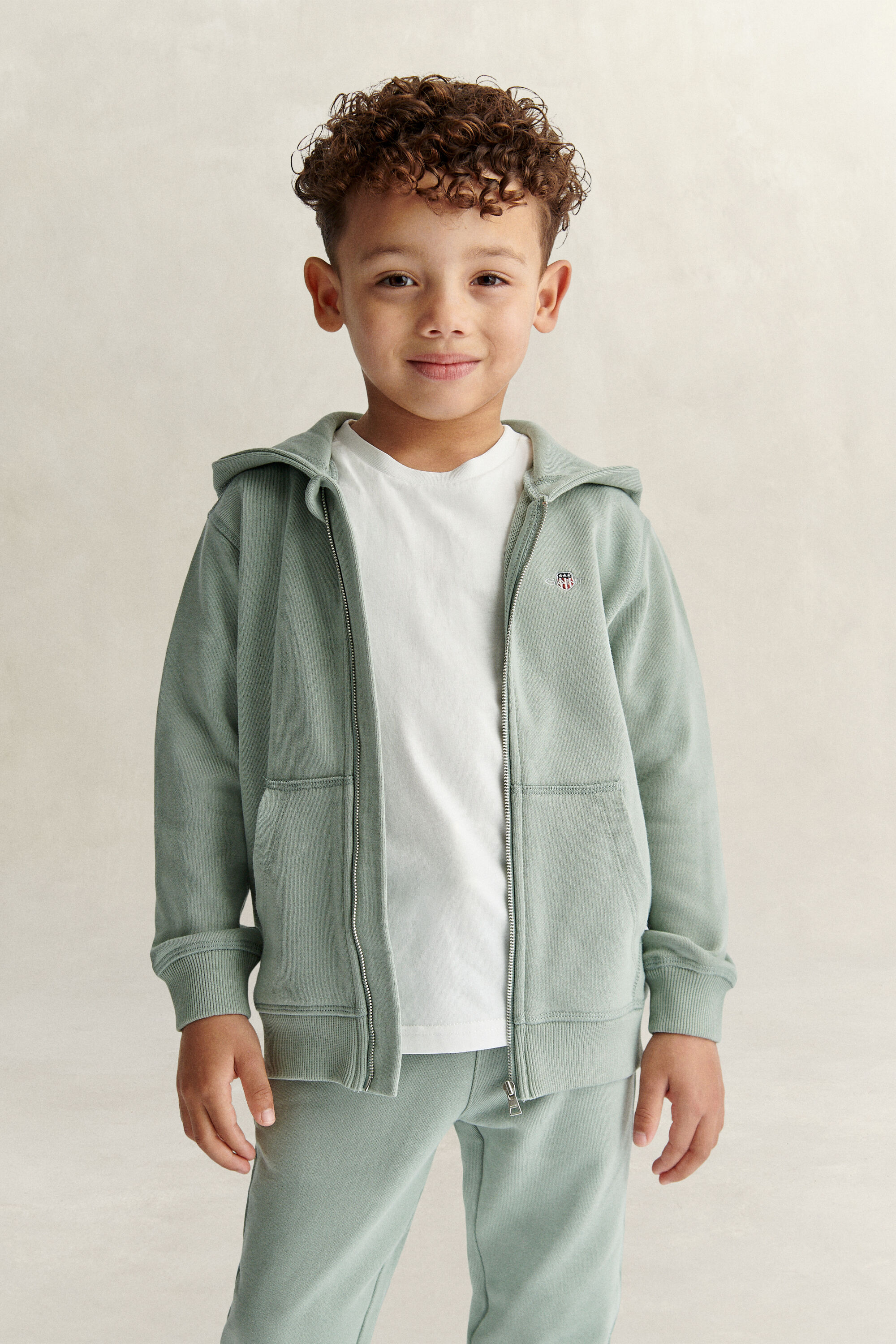 Kids Shield hoodie met ritssluiting