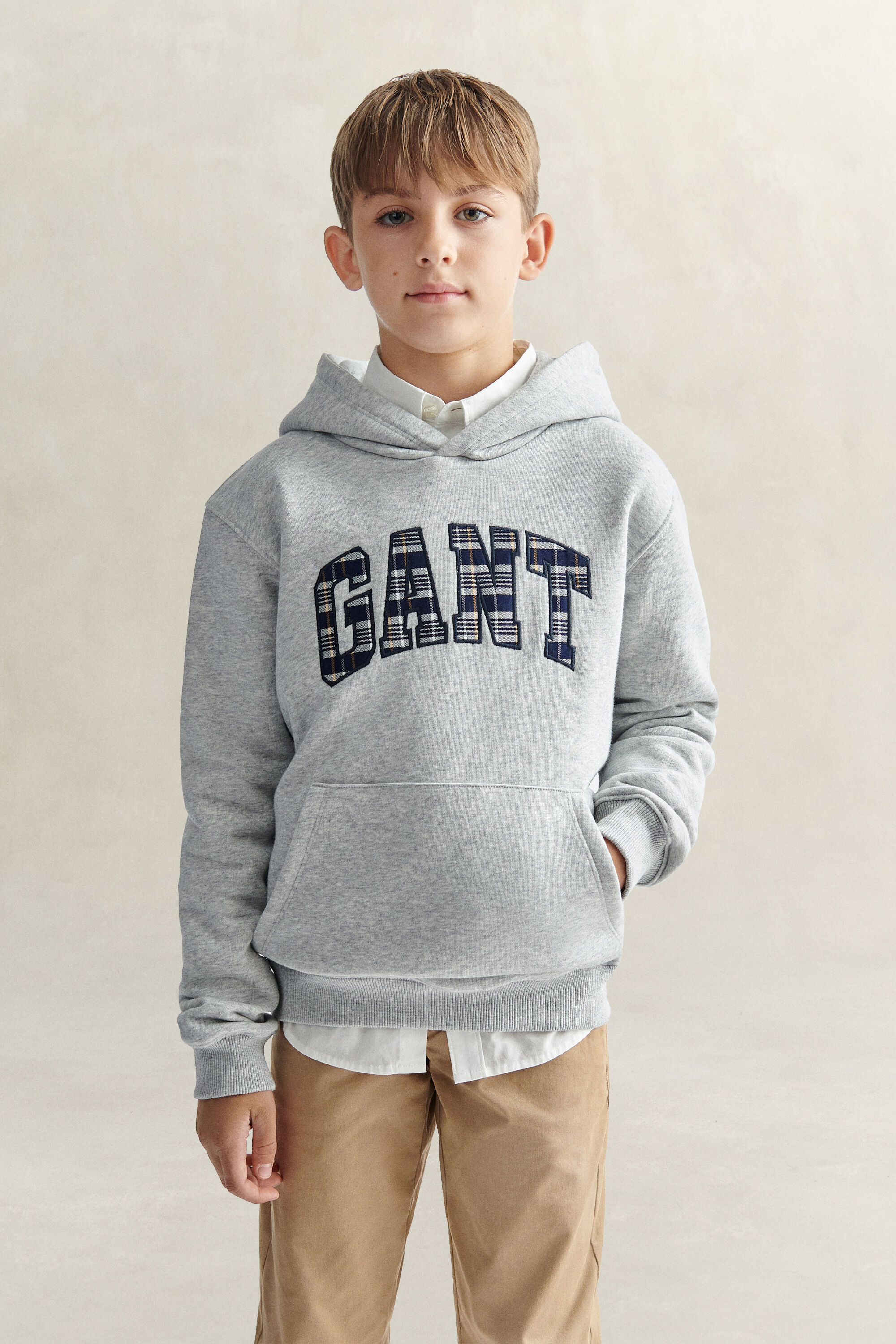 Hoodie met print voor tienerjongens