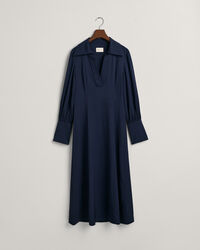 Slim Fit jurk met brede manchetten