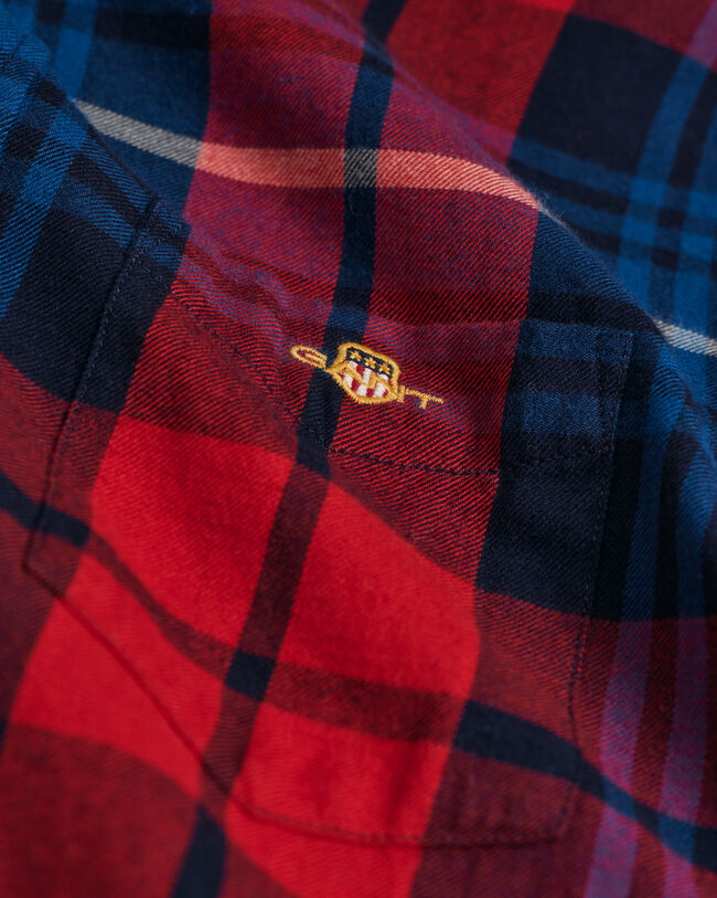 Teen Boys flanellen overhemd met Schotse ruit