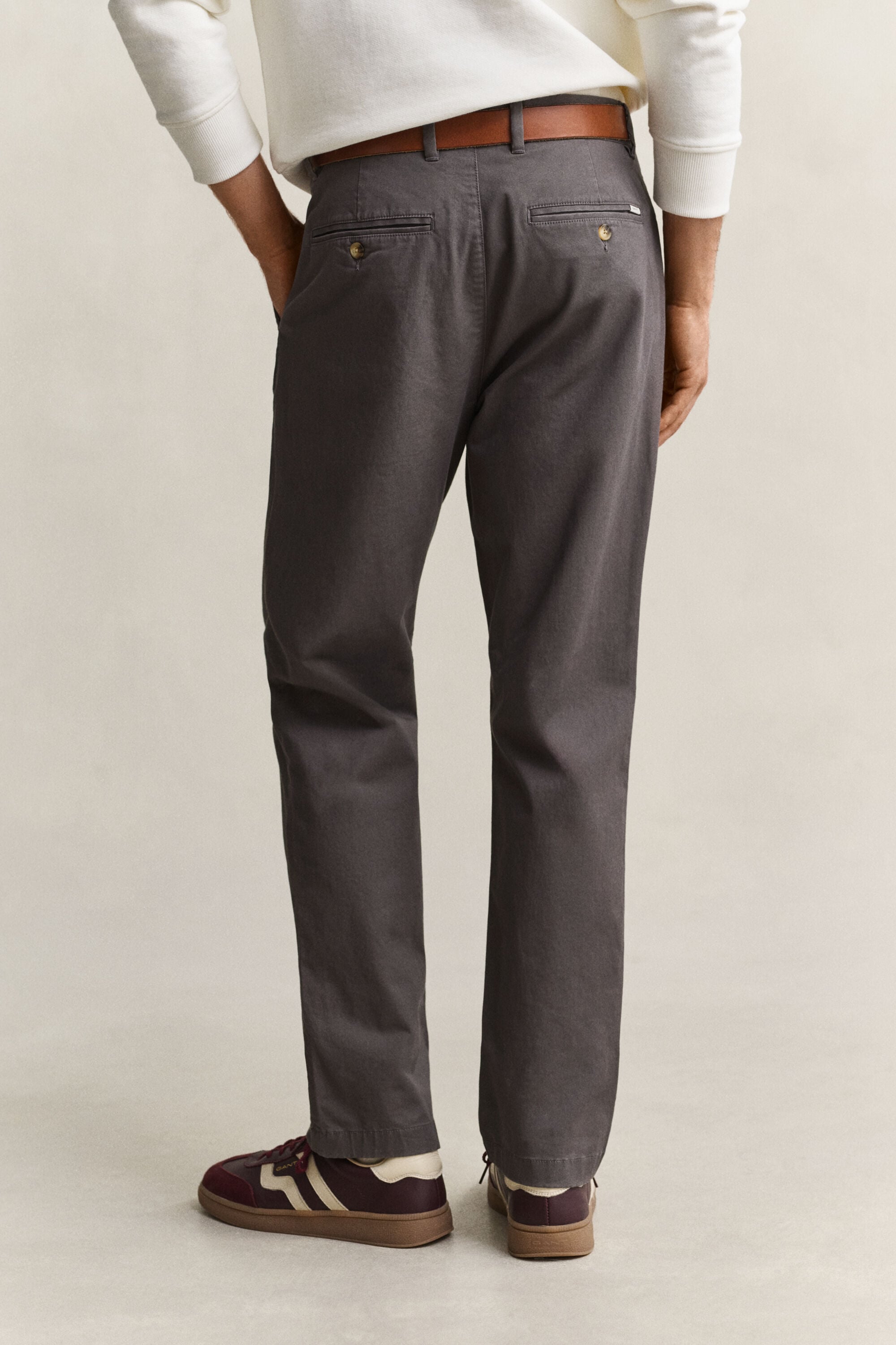 Klassieke chino met normale pasvorm
