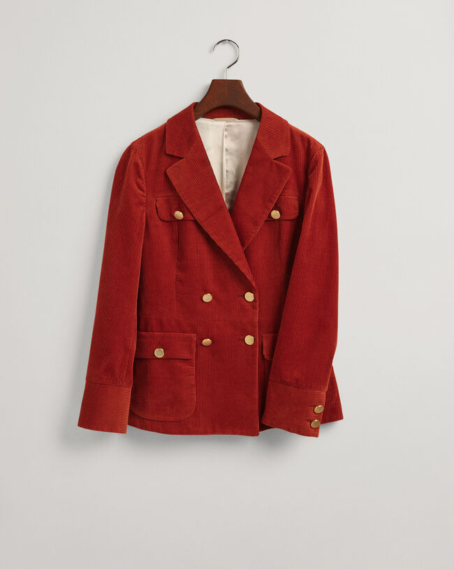 Slim Fit blazer van corduroy