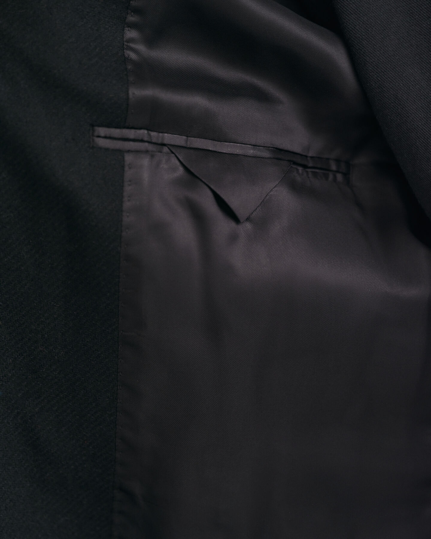 Tailored Fit klassieke wollen bovenjas