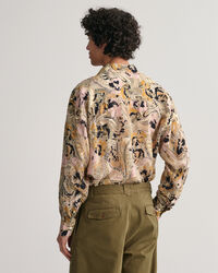 Oversized Paisley overhemd van lyocell