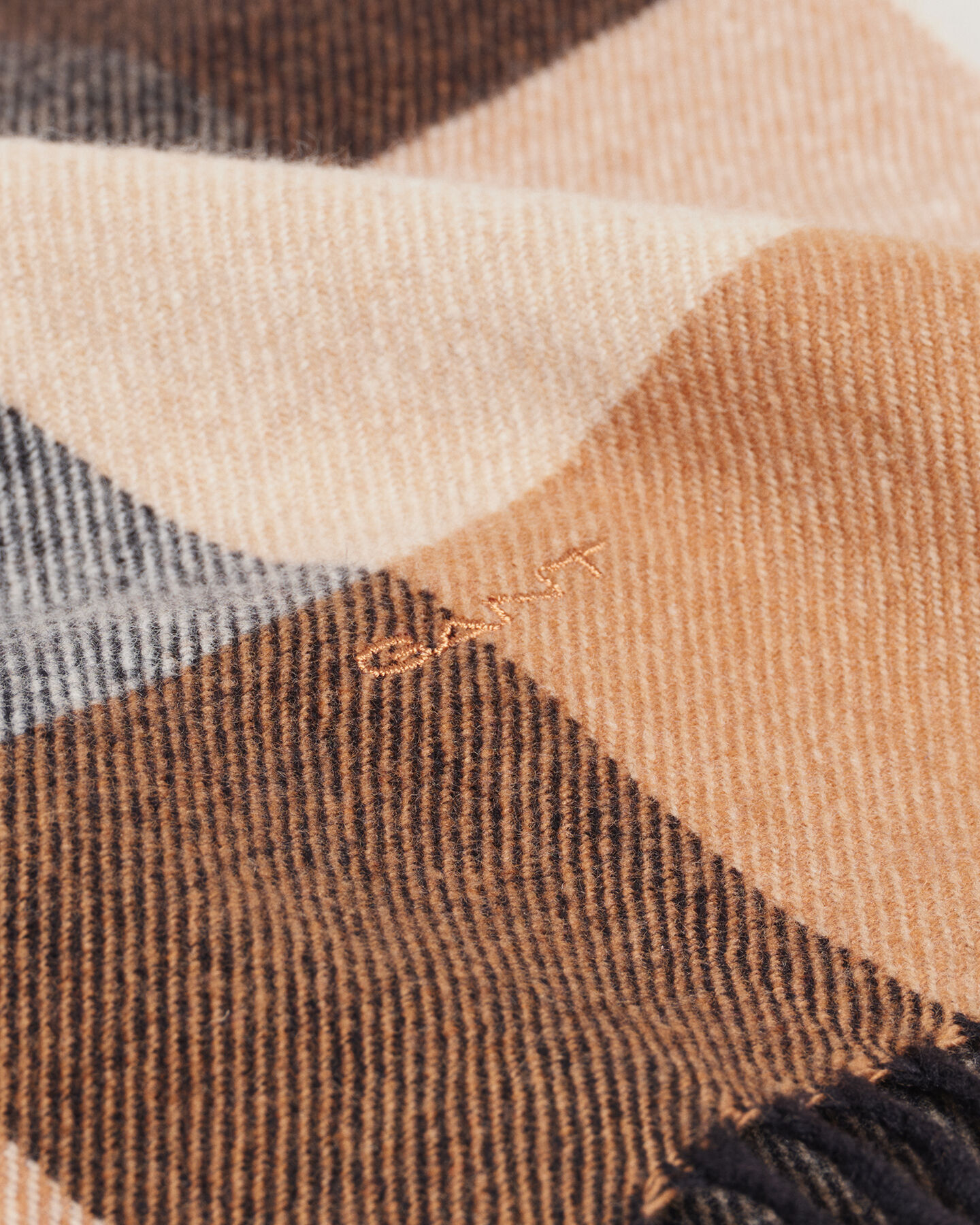 Sjaal met verschillende ruitjes