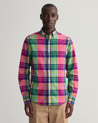 Regular Fit overhemd met Indiase madrasruit