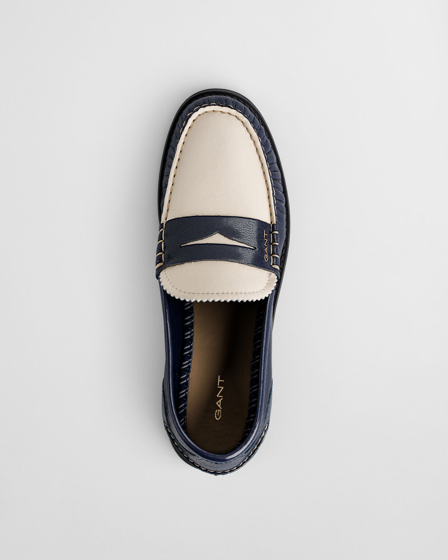 Gracelyn leren loafers