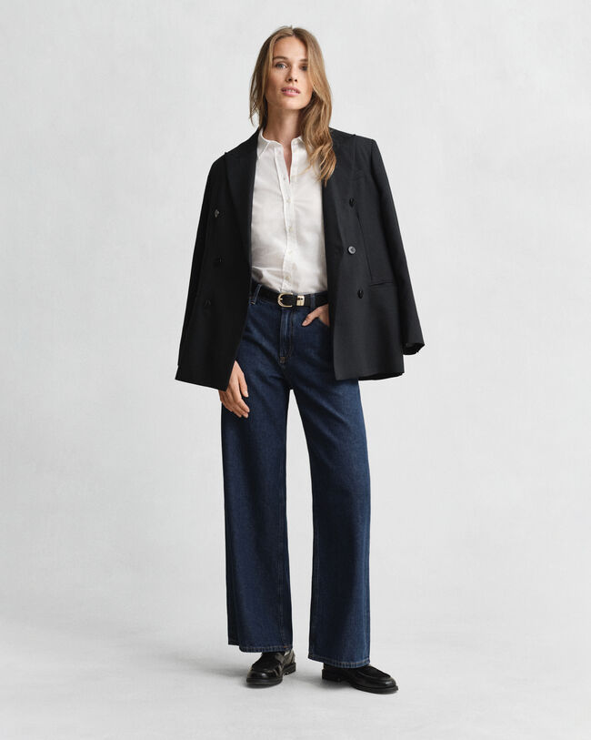 Slim Fit Oxford-overhemd met stretch