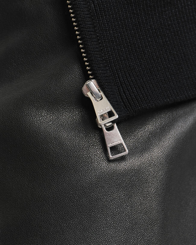 Katoenen vest met ritssluiting en textuur