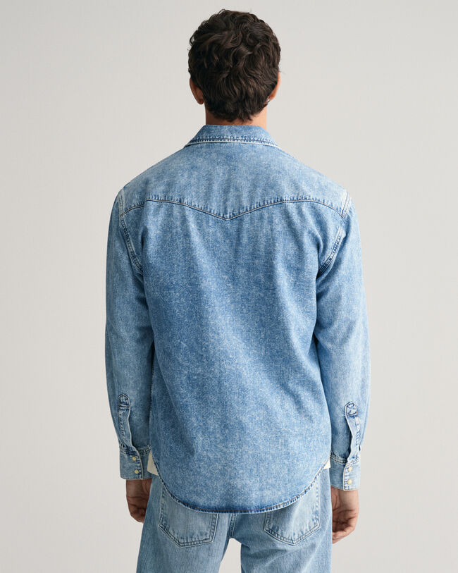 Relaxed Fit Rodeo denim overhemd