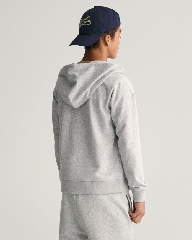 Teens Shield hoodie met ritssluiting