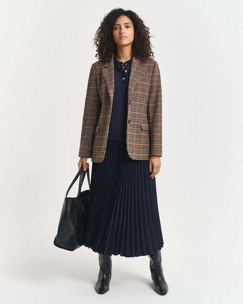 Seamless poloshirt met lange mouwen en knopen