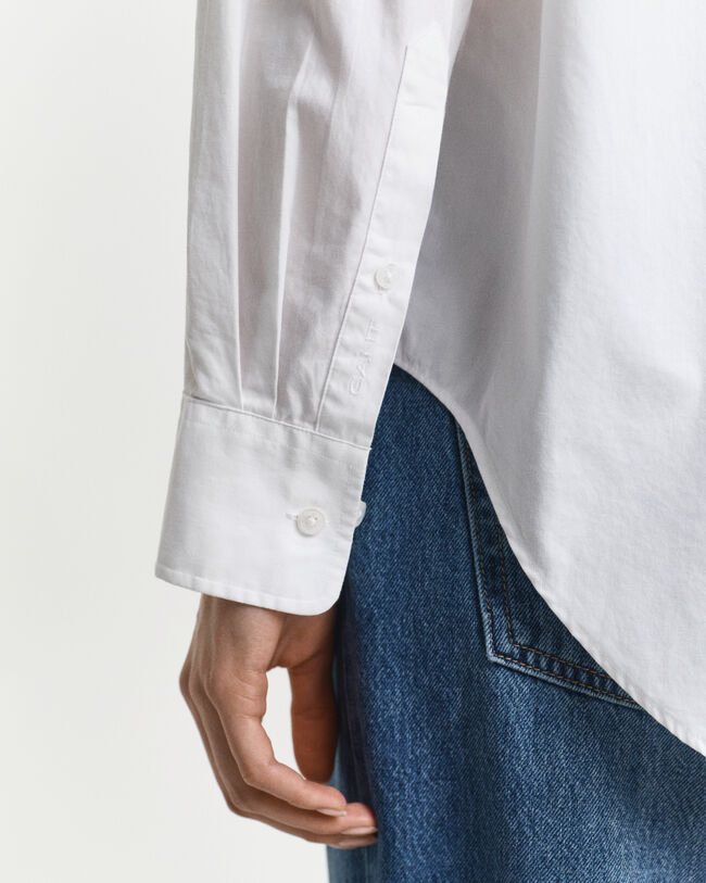 Relaxed Fit Classic overhemd van poplin