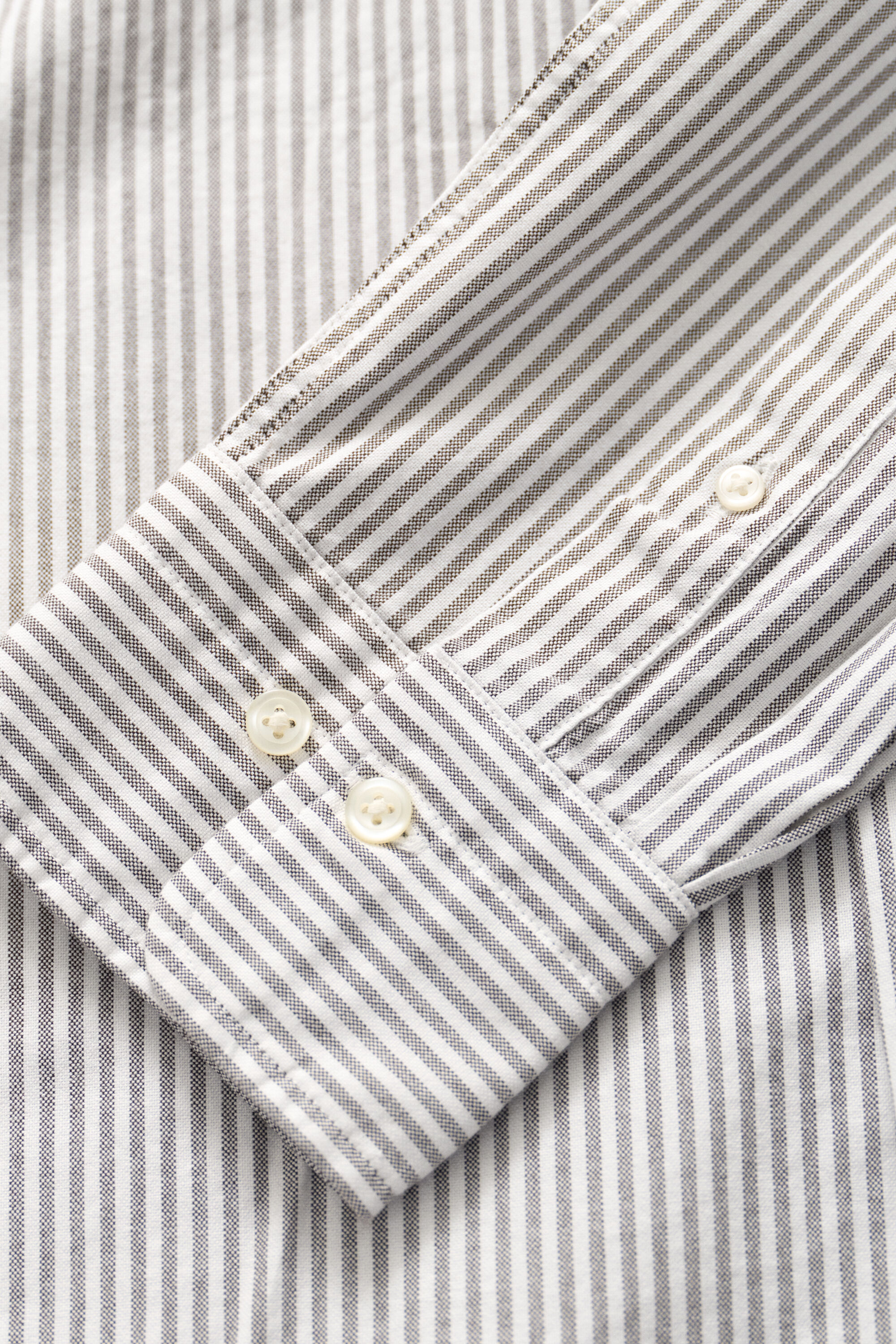 Classic Regular gestreept Oxford-overhemd