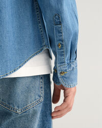 Slim Fit denim overhemd