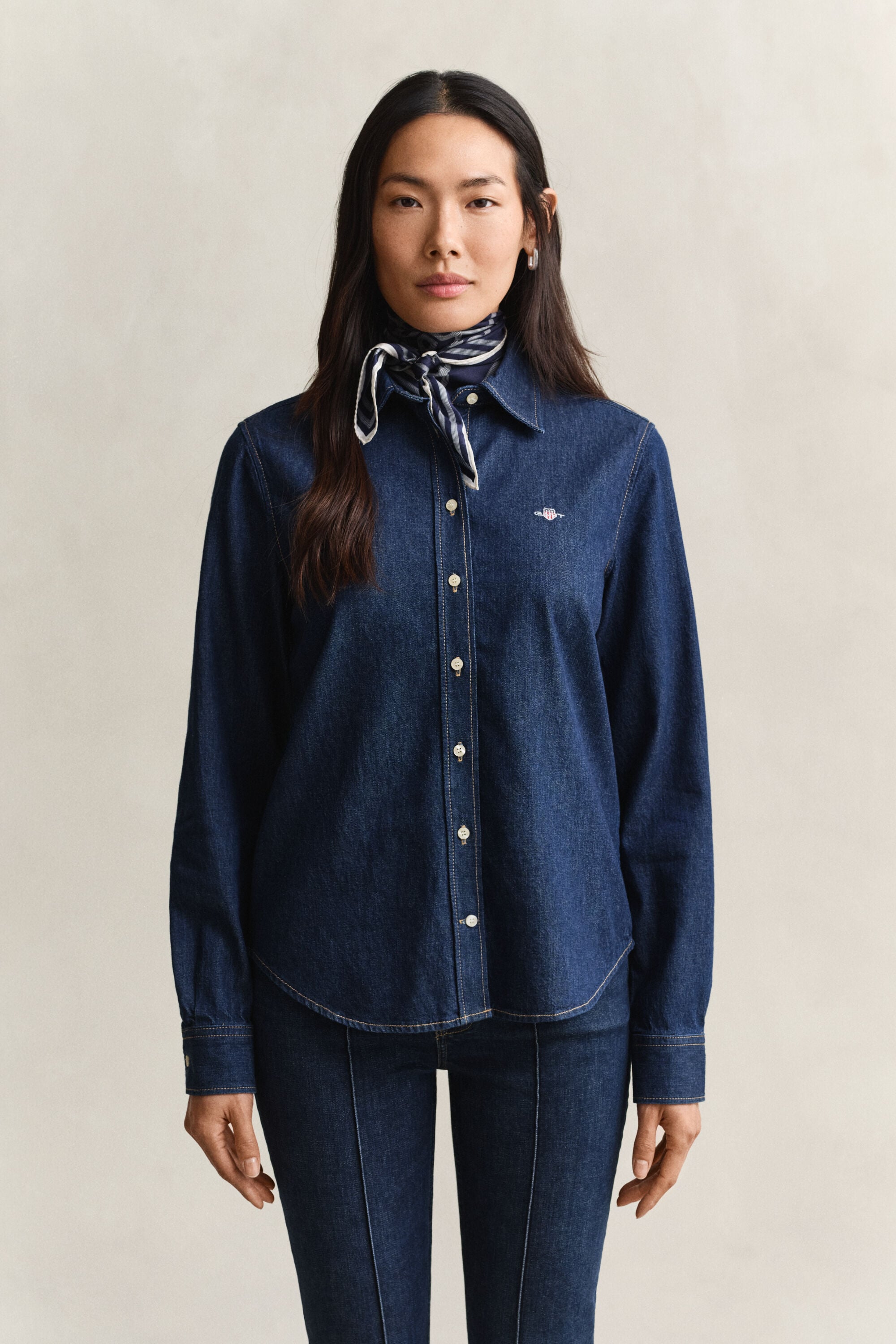 Denim overhemd