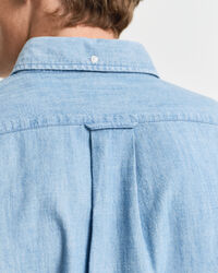 Regular Fit chambray overhemd