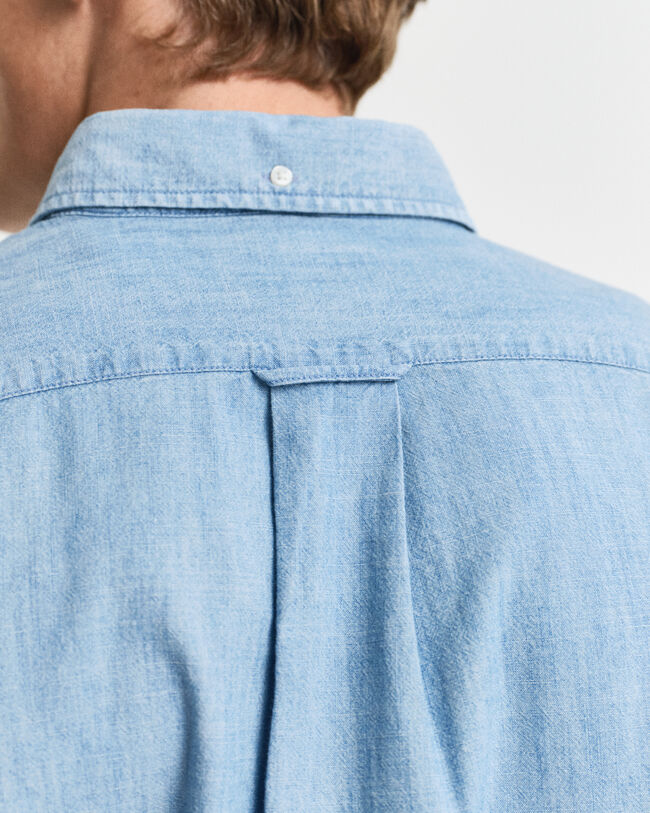 Regular Fit chambray overhemd