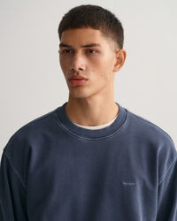 Sunfaded sweatshirt met ronde hals