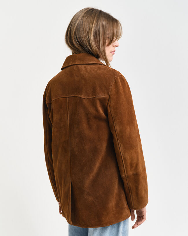 Relaxed Fit suède blazer