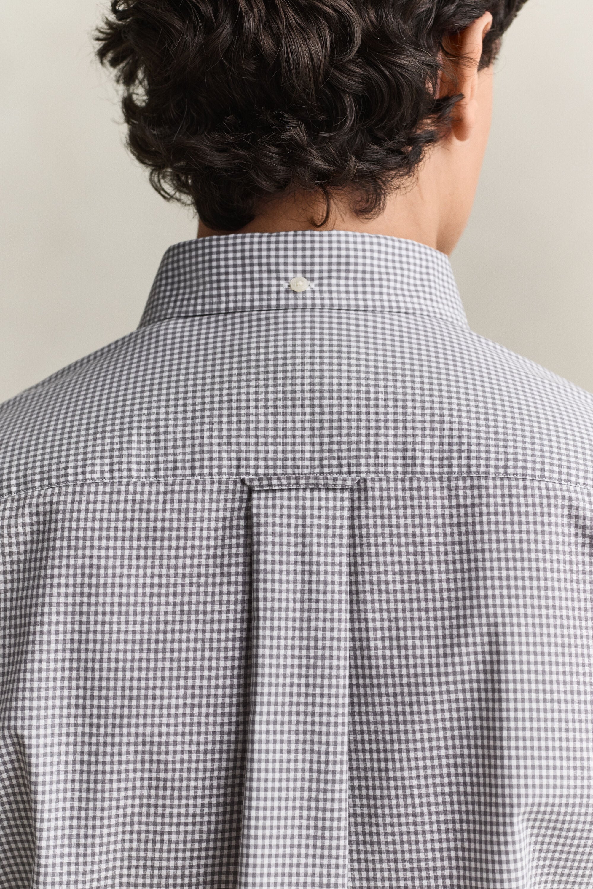 Klassiek poplin overhemd met Gingham-ruitje