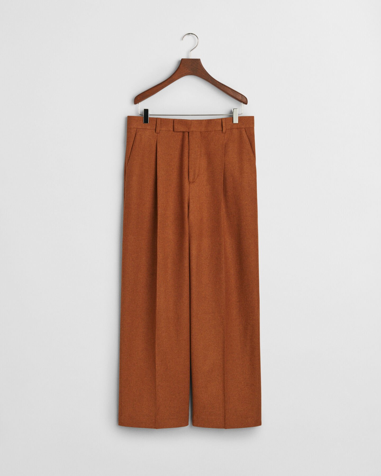 Relaxed Fit kostuumbroek van wolflanel