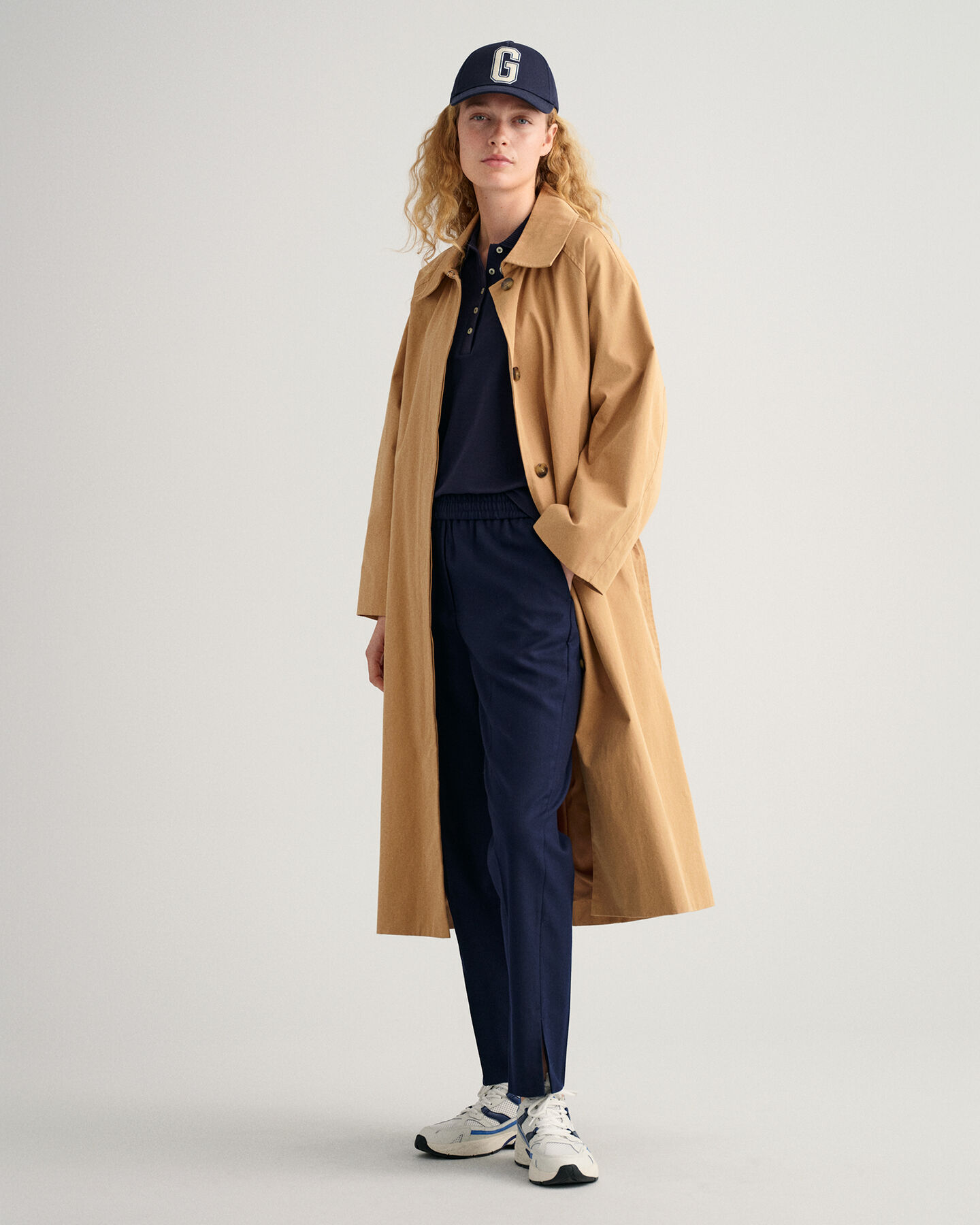 Pull-On broek met taps toelopende pijp