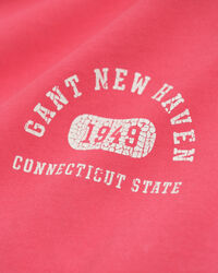 Varsity Graphic T-shirt met gedragen effect