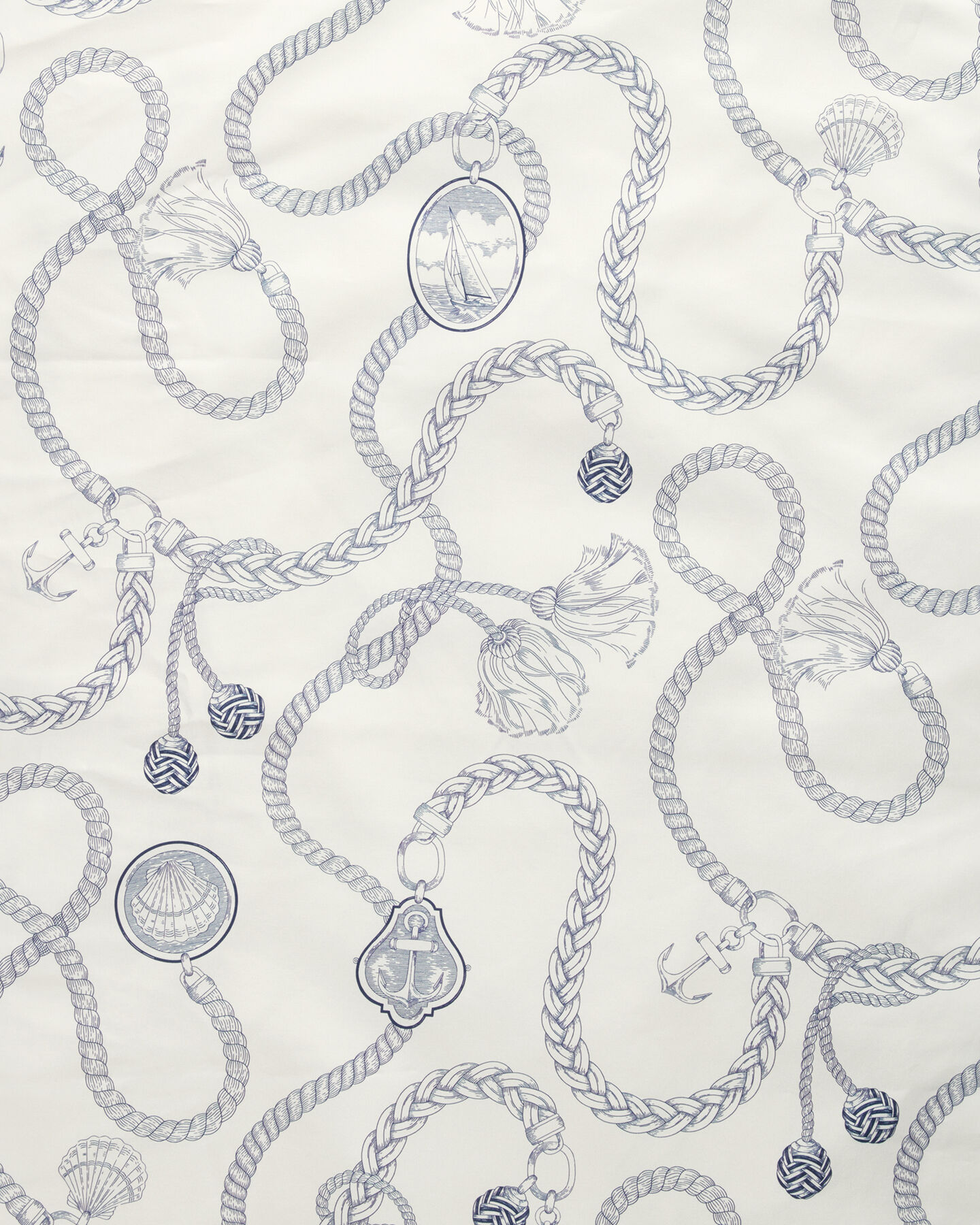 Tweepersoonsdekbedovertrek met Sailing-print