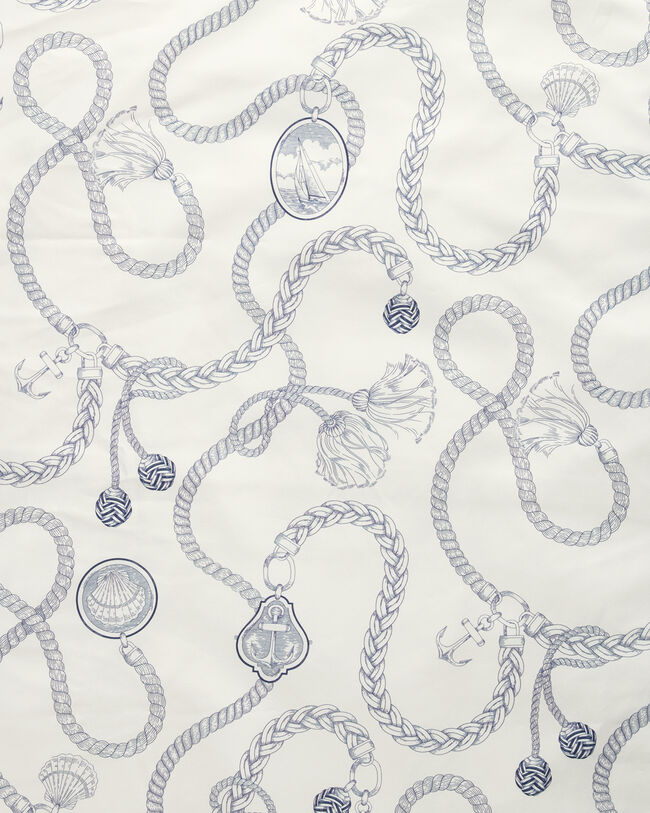 Tweepersoonsdekbedovertrek met Sailing-print