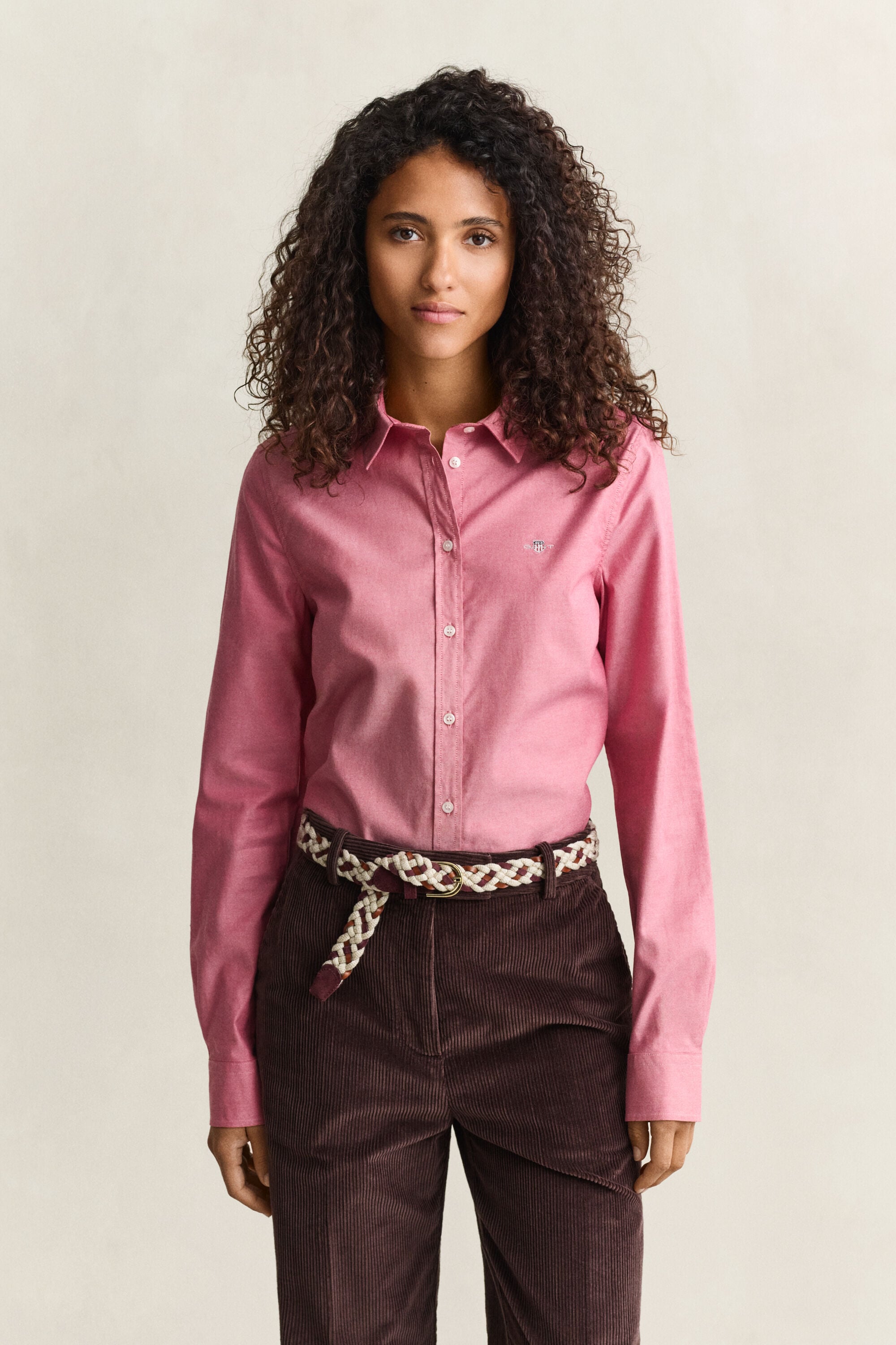 Classic Slim Oxford-overhemd met stretch