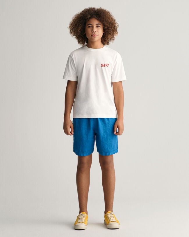 Teens linnen short