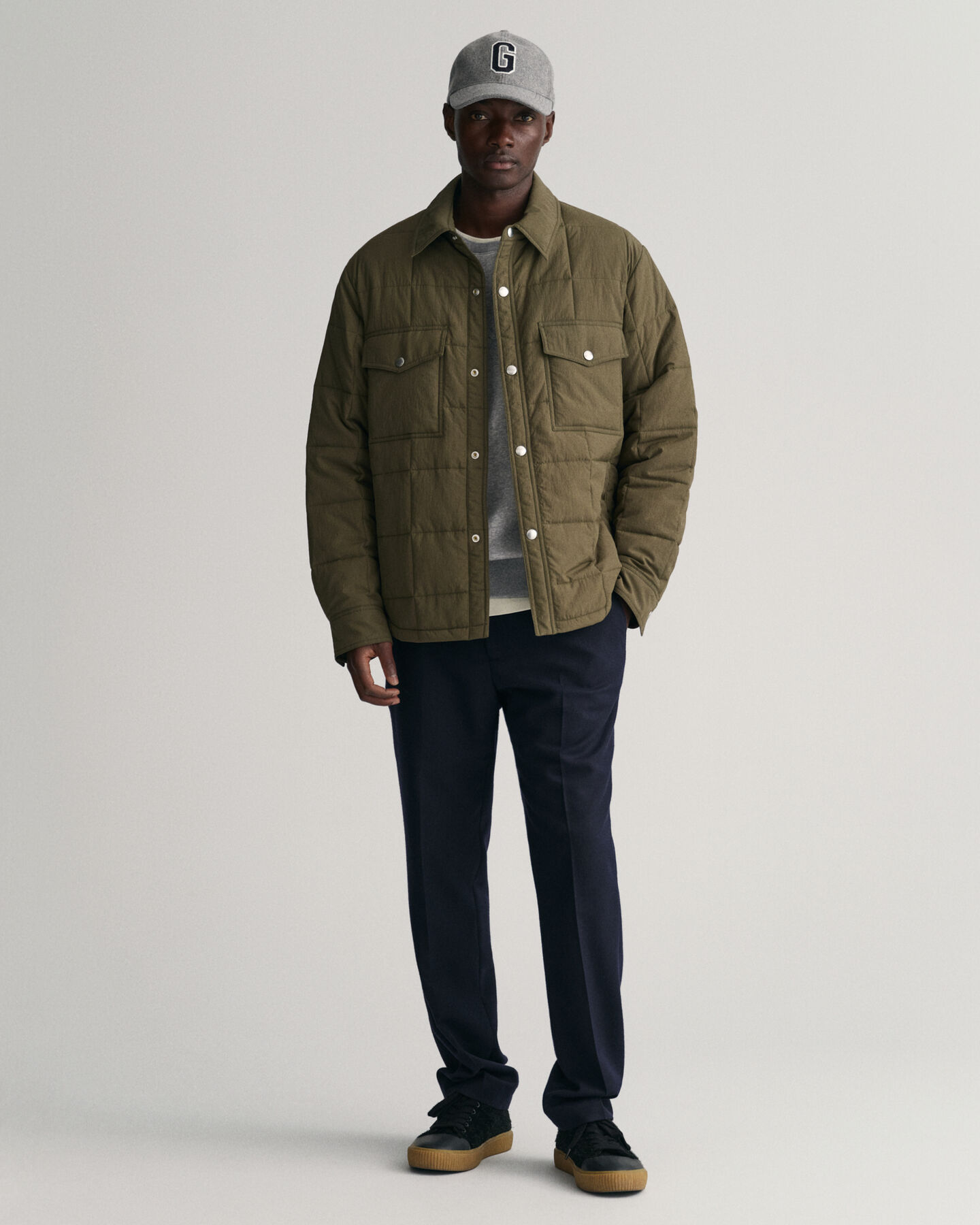 Gewatteerd overhemdjack