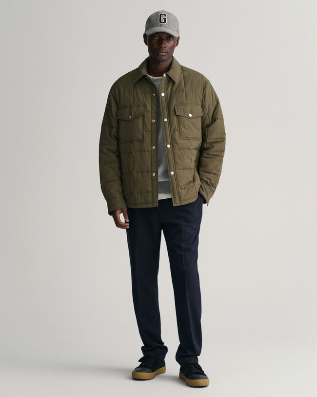 Gewatteerd overhemdjack